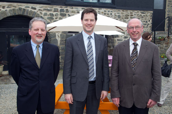 Julian and Keith with Nick Clegg